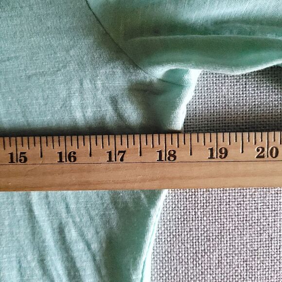 PATAGONIA Women's Top Front Pocket 3/4 Sleeve In Aqua Size Small - Picture 11 of 13